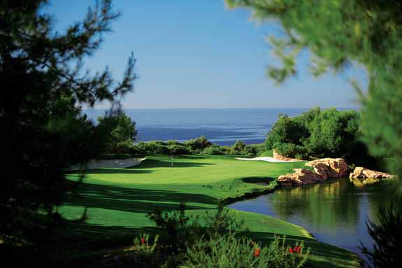 The South course back nine offers great views of the ocean.