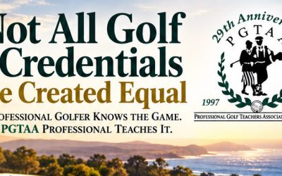 Not All Golf Credentials Are Created Equal: The PGTAA Difference